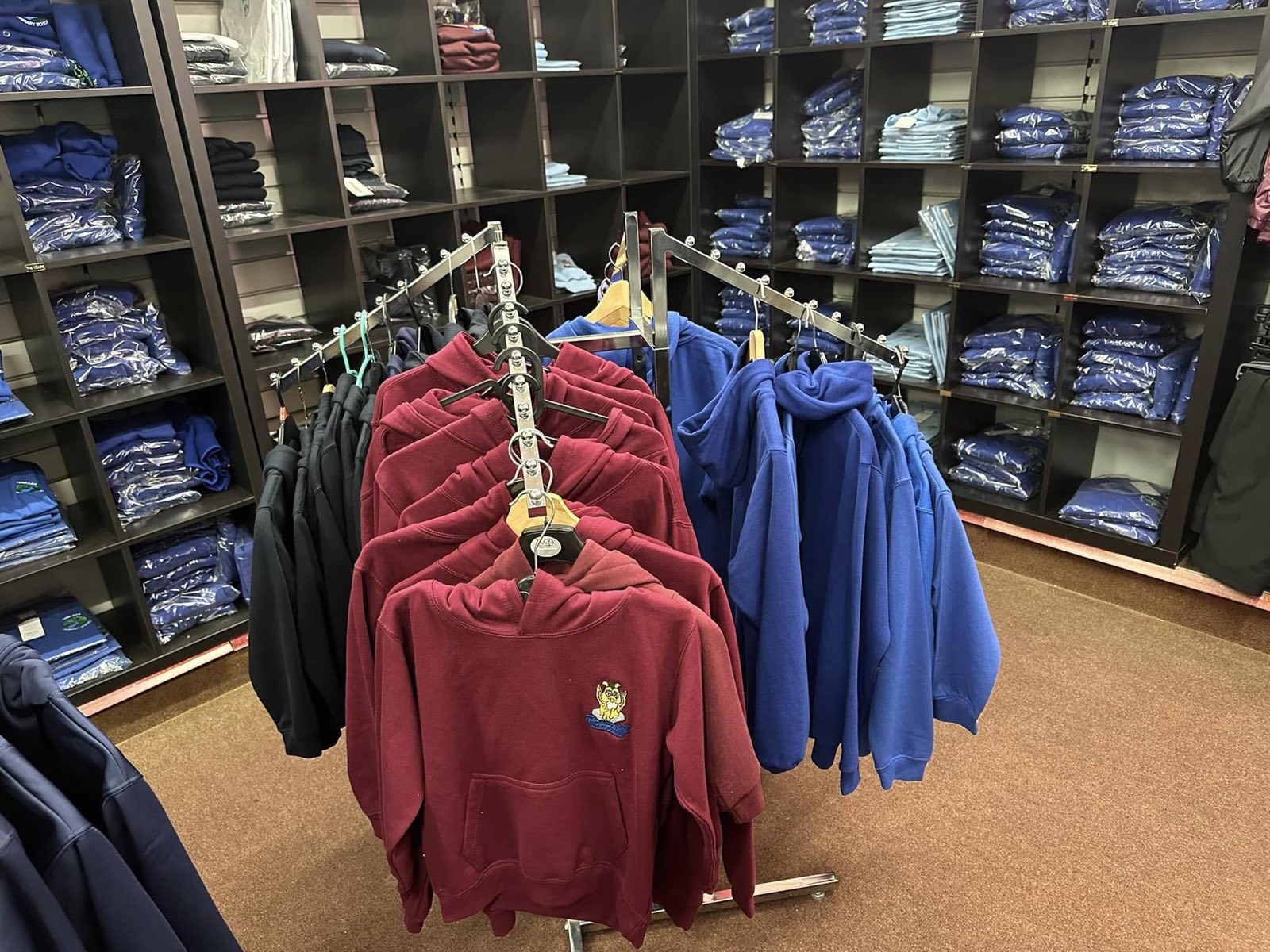 School kit range in store